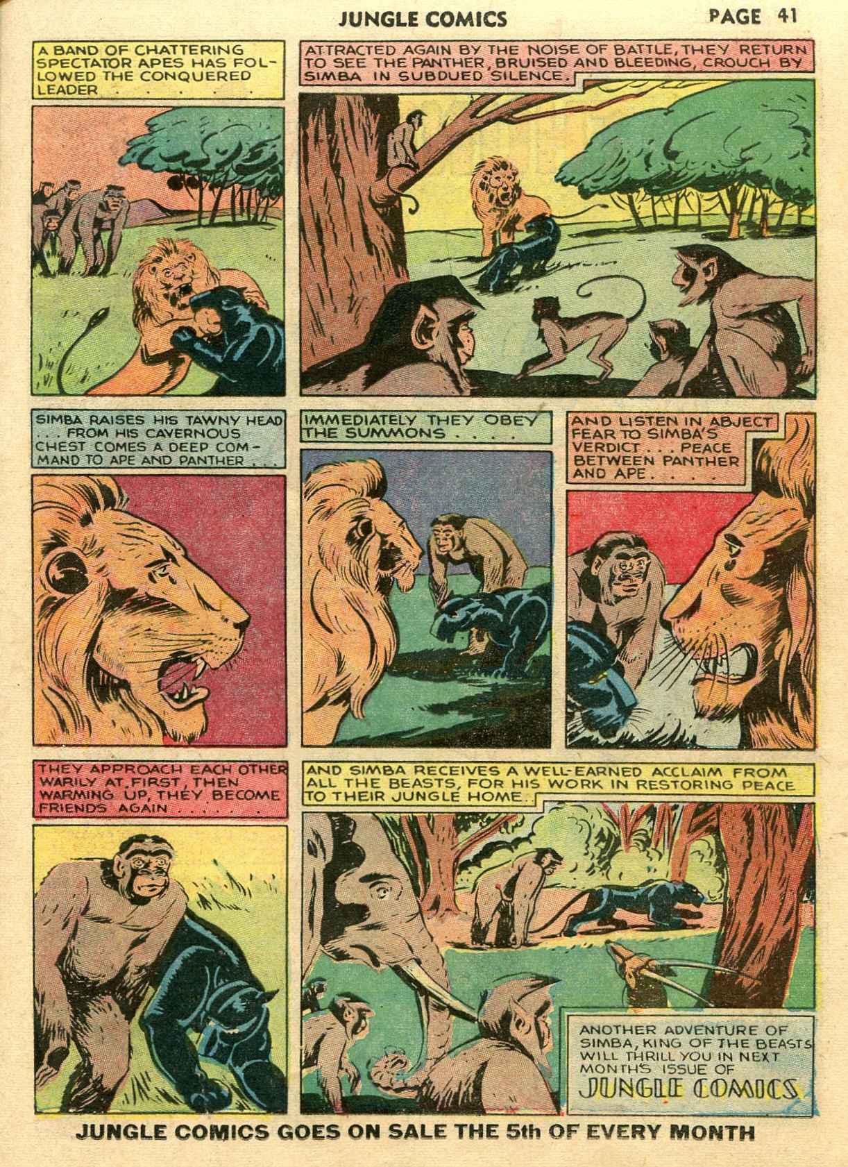 Read online Jungle Comics comic -  Issue #14 - 43