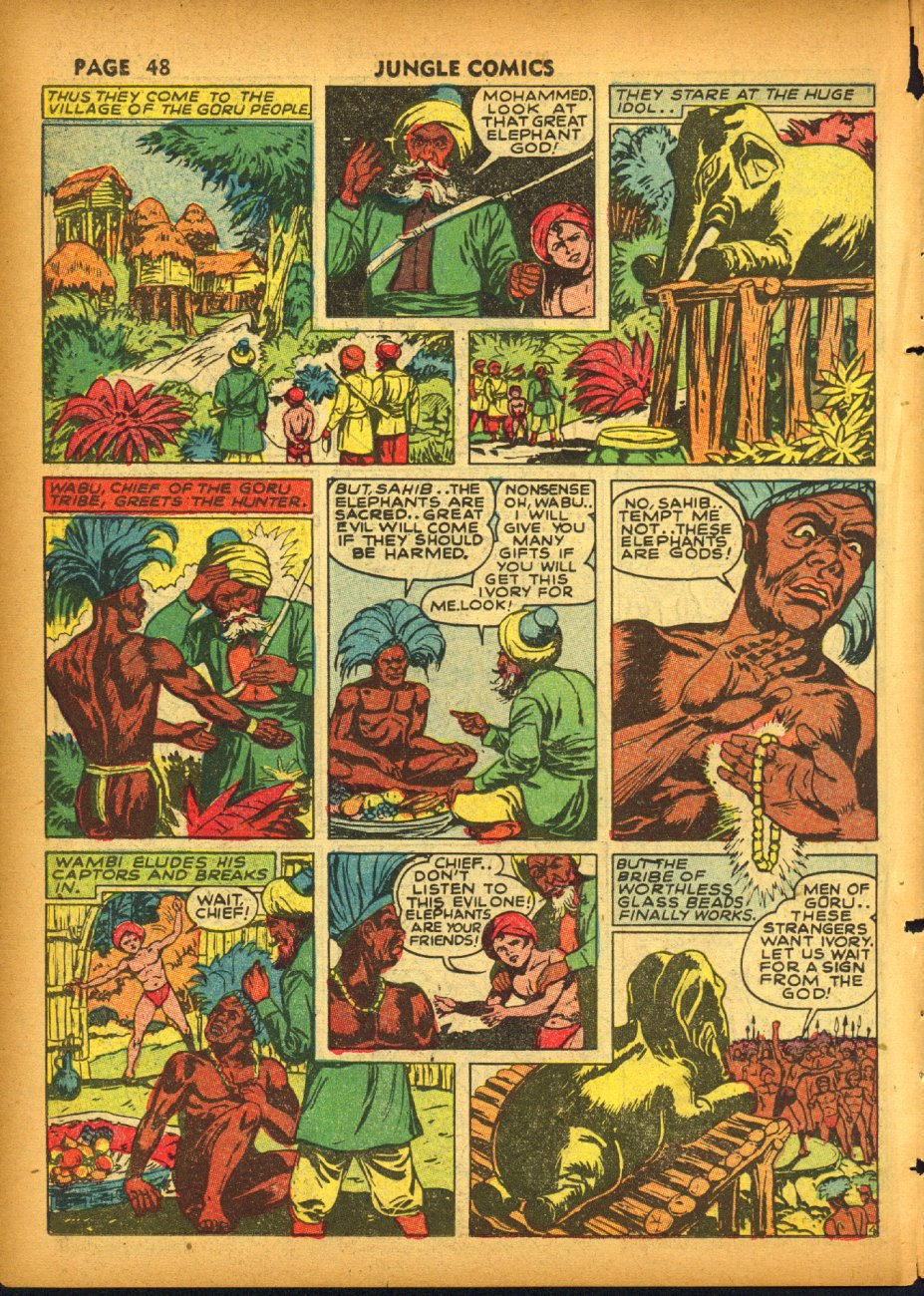 Read online Jungle Comics comic -  Issue #20 - 50