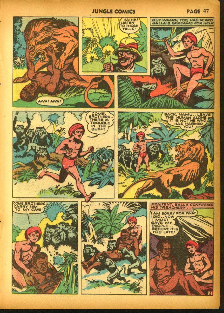 Read online Jungle Comics comic -  Issue #19 - 49