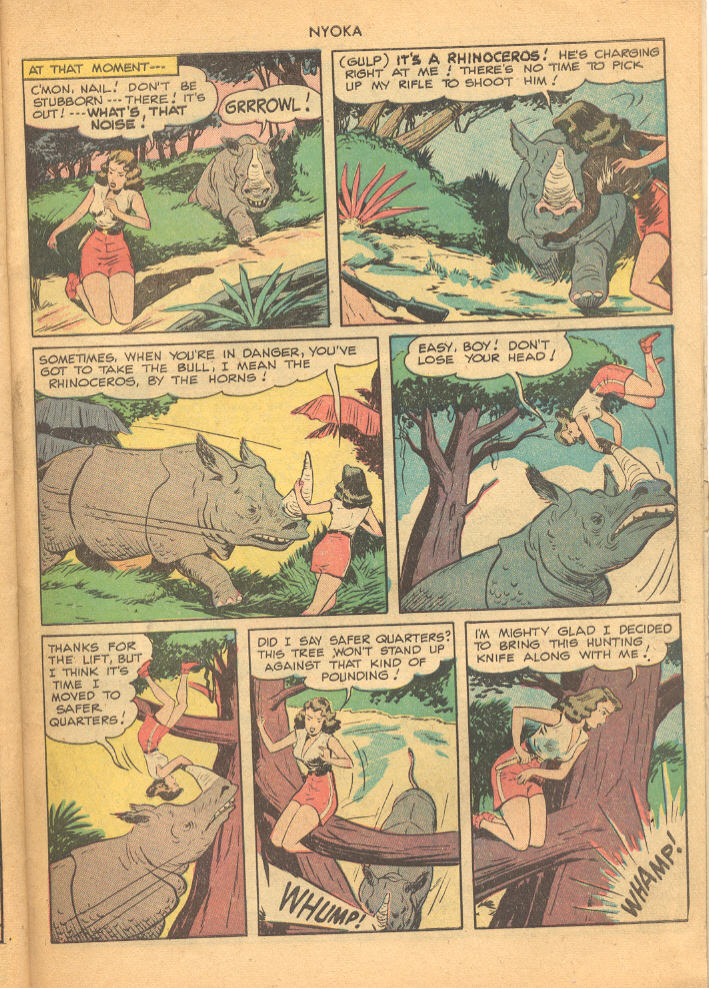 Read online Nyoka the Jungle Girl (1945) comic -  Issue #30 - 33