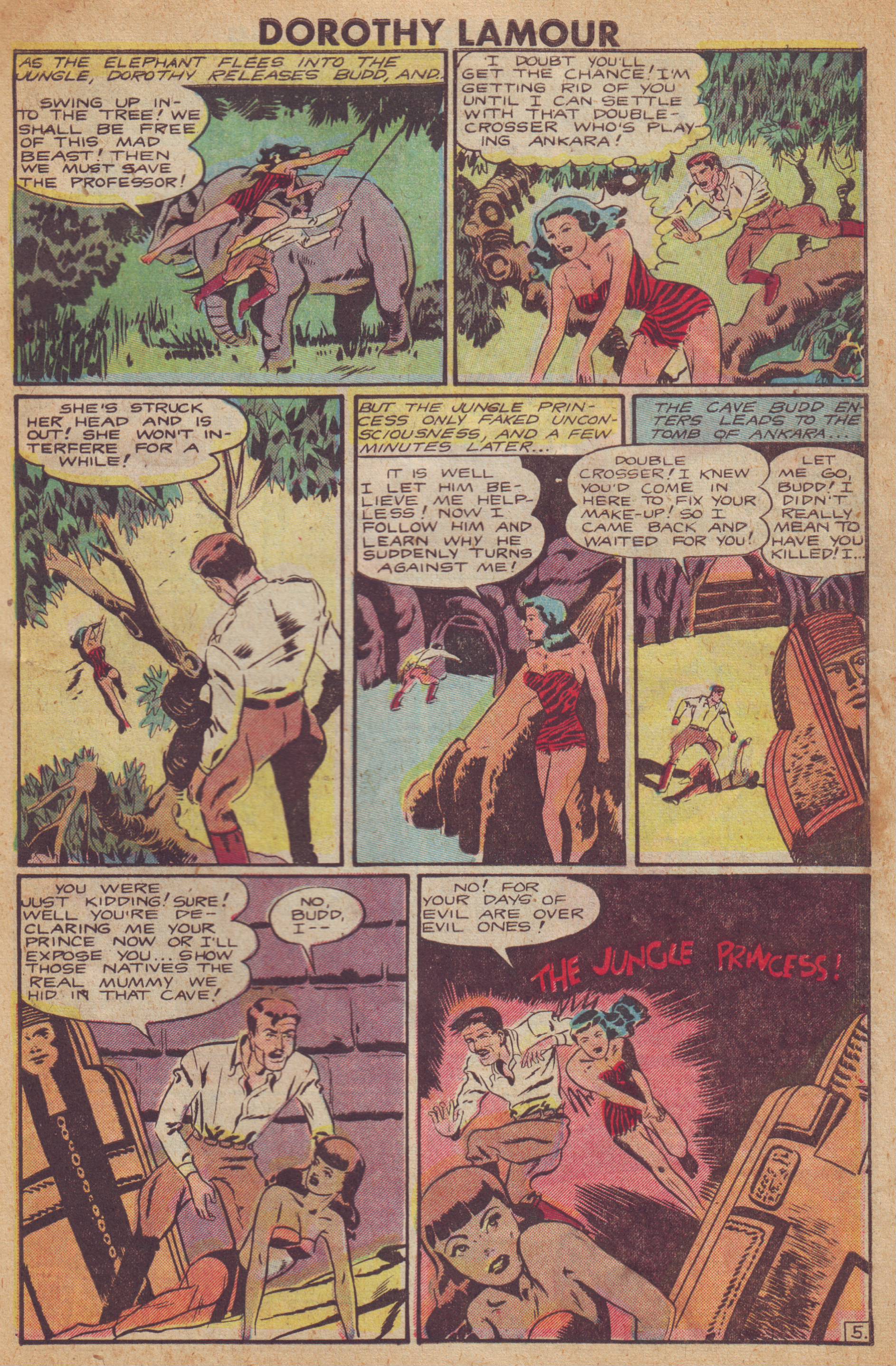 Read online Dorothy Lamour Jungle Princess comic -  Issue #3 - 31