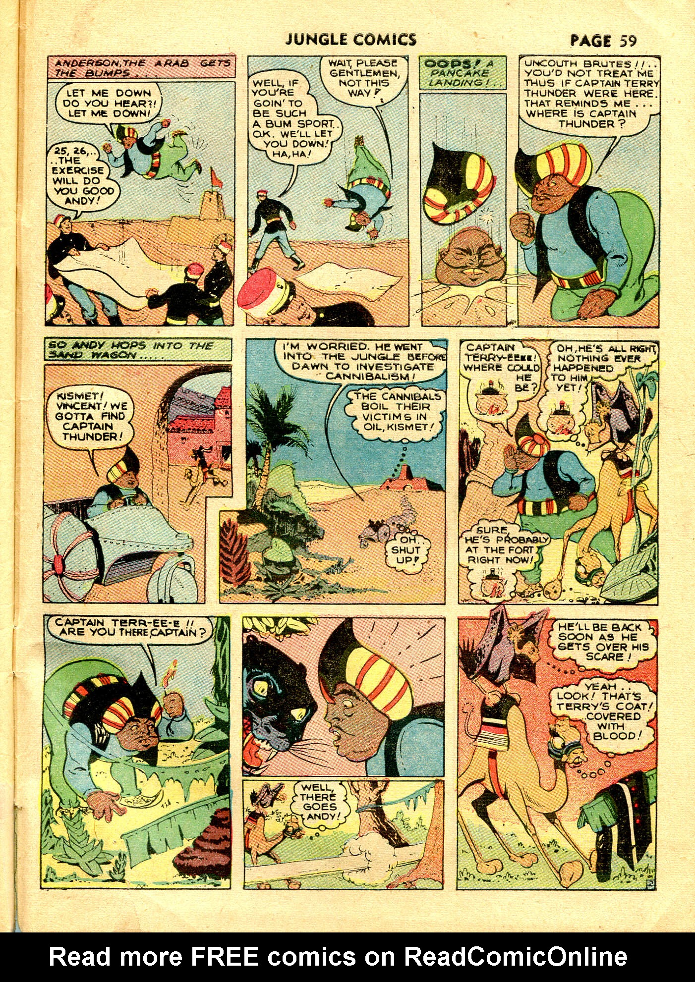 Read online Jungle Comics comic -  Issue #15 - 62