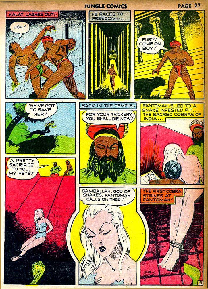 Read online Jungle Comics comic -  Issue #21 - 29