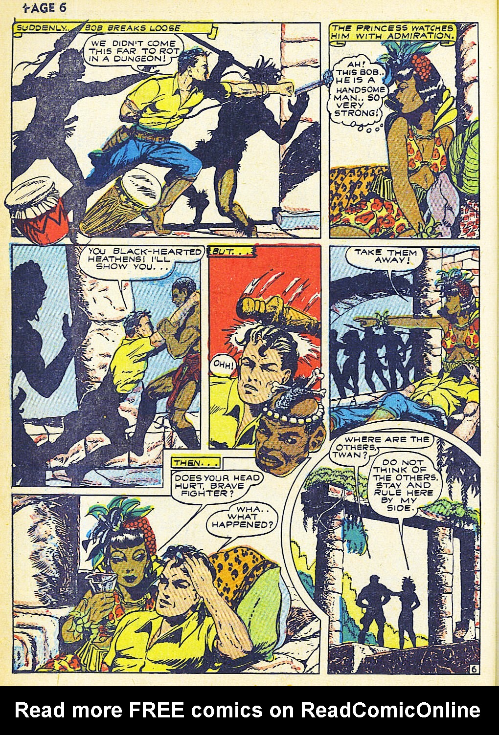 Read online Sheena, Queen of the Jungle (1942) comic -  Issue #2 - 8