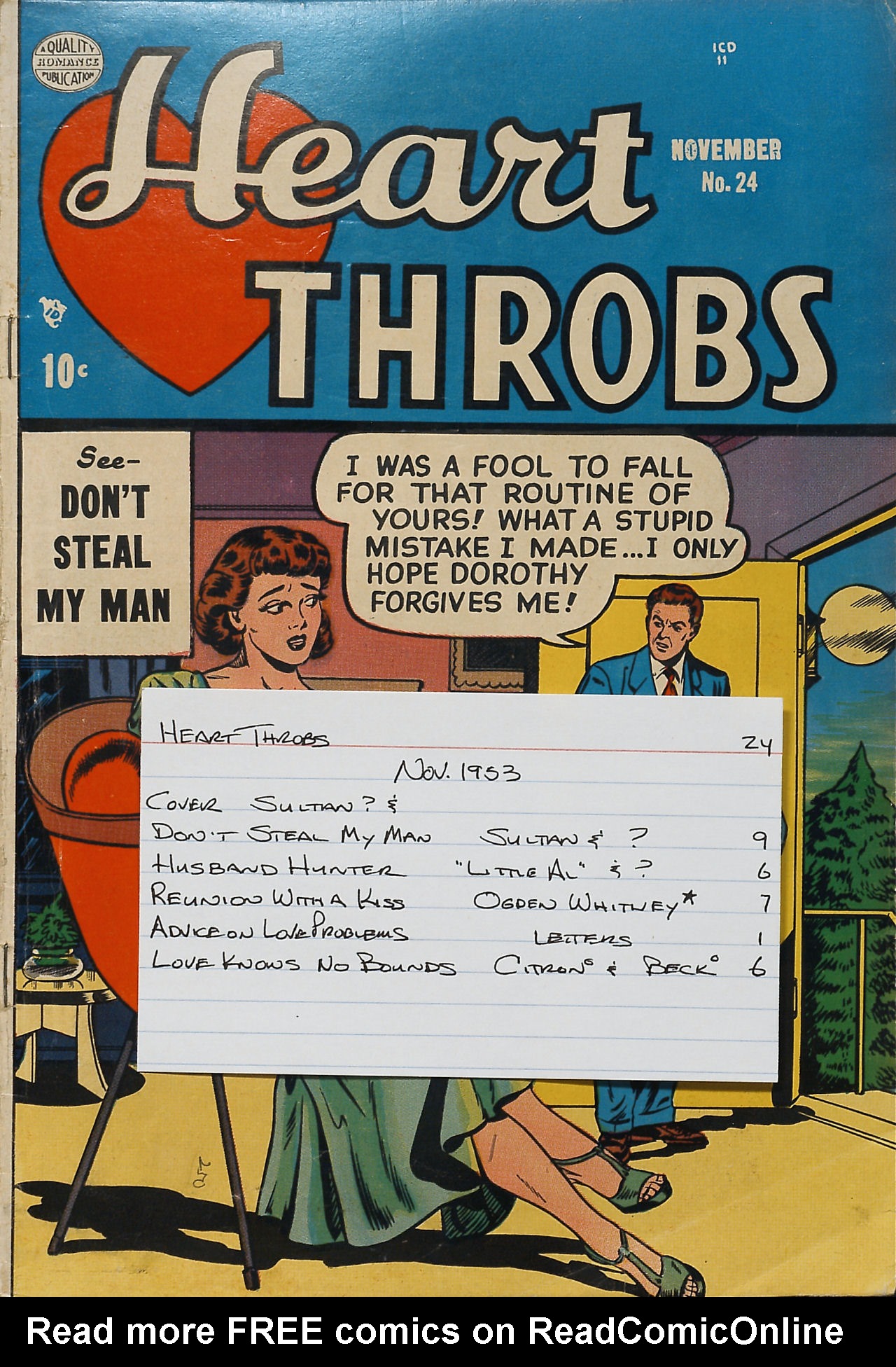 Read online Heart Throbs comic -  Issue #24 - 37