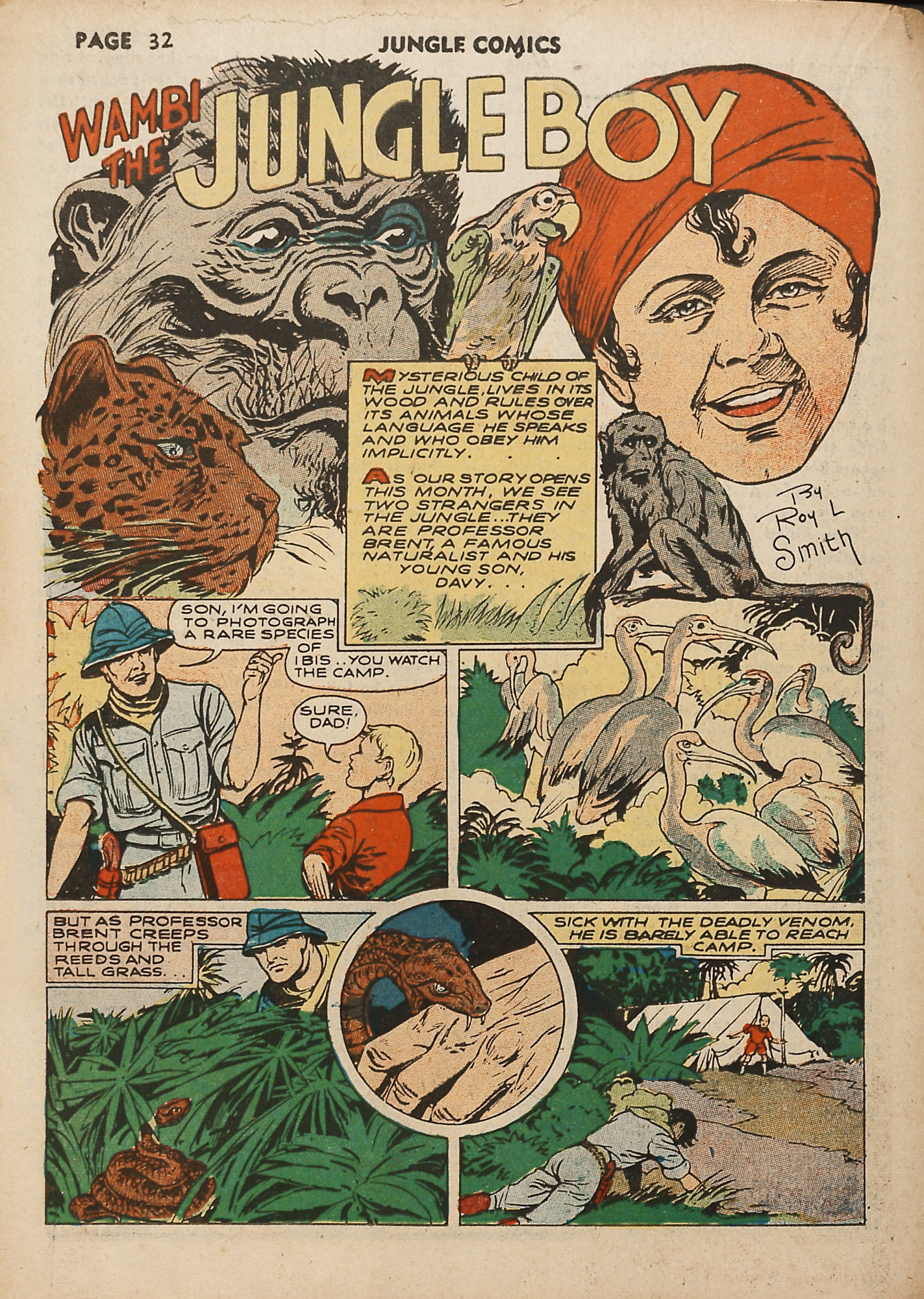 Read online Jungle Comics comic -  Issue #18 - 34