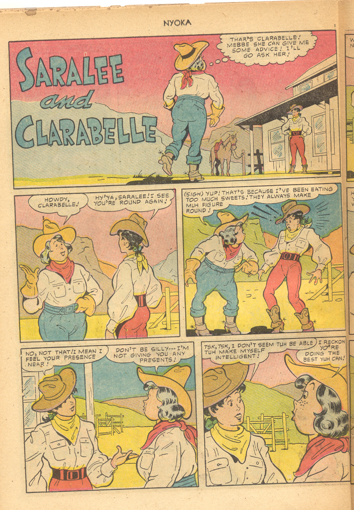 Read online Nyoka the Jungle Girl (1945) comic -  Issue #46 - 42