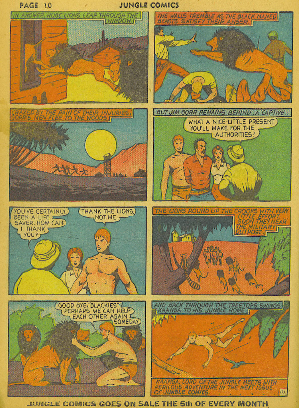 Read online Jungle Comics comic -  Issue #8 - 12