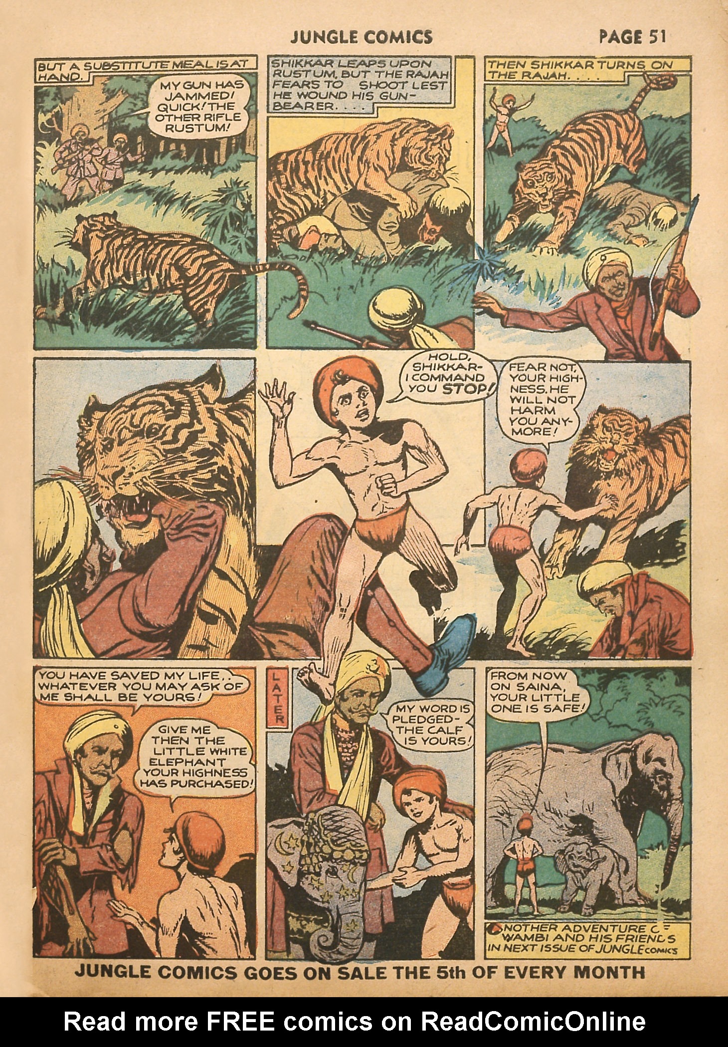 Read online Jungle Comics comic -  Issue #16 - 53