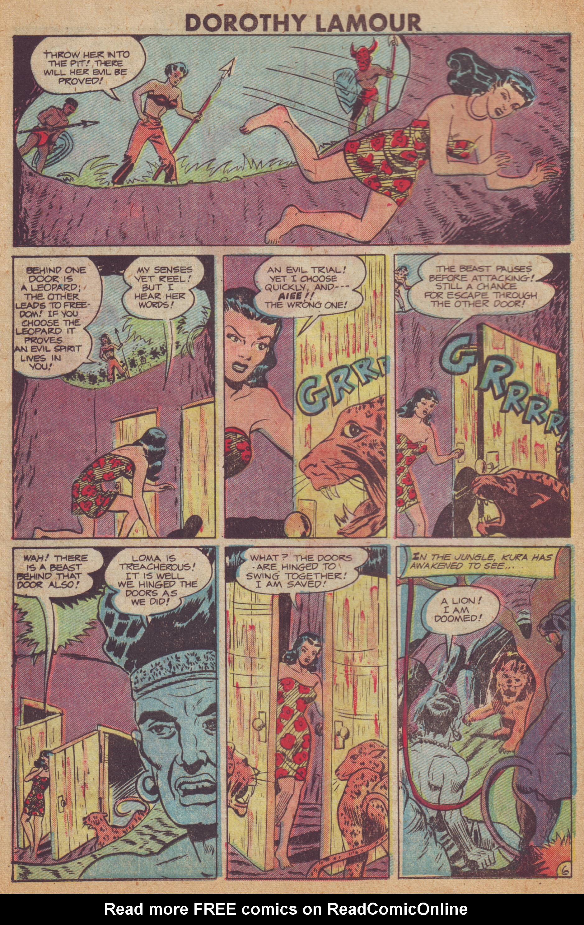 Read online Dorothy Lamour Jungle Princess comic -  Issue #3 - 18
