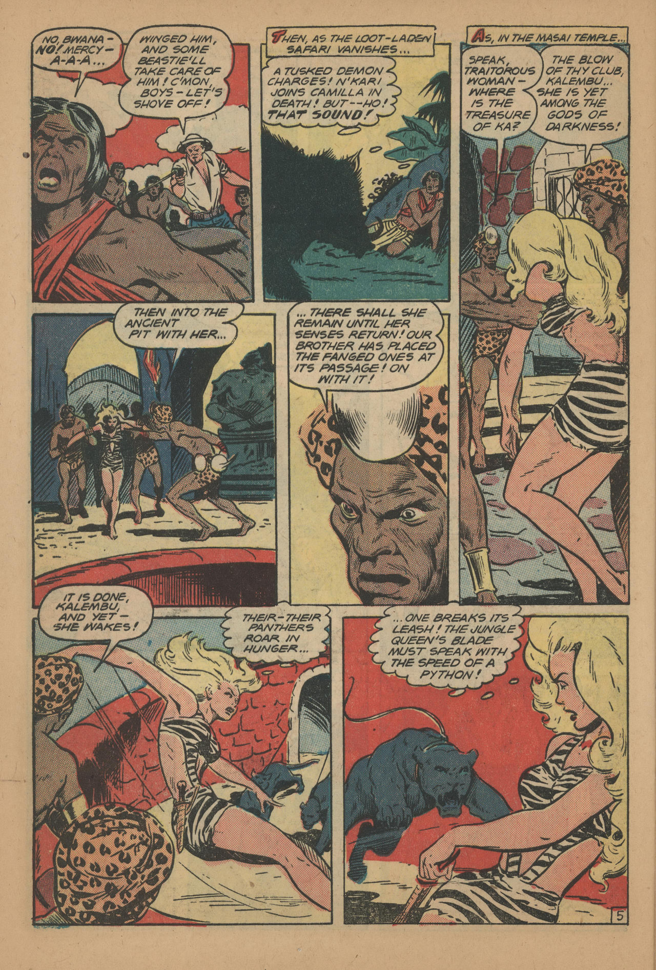 Read online Jungle Comics comic -  Issue #107 - 46