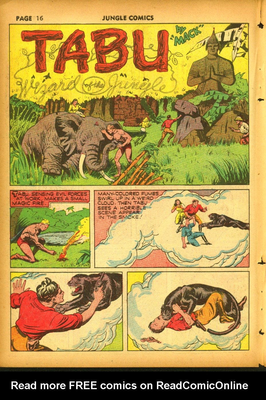 Read online Jungle Comics comic -  Issue #19 - 18