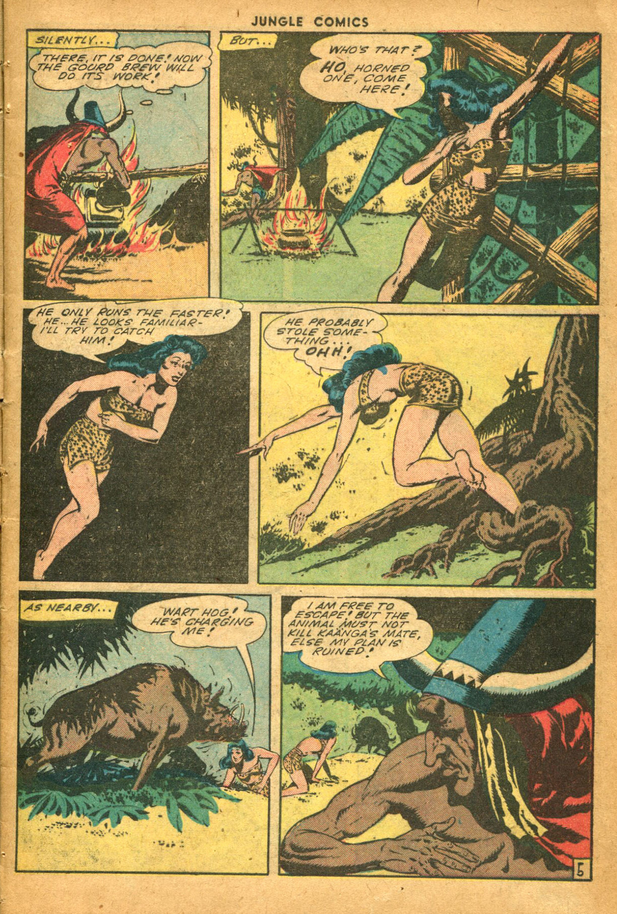 Read online Jungle Comics comic -  Issue #61 - 7