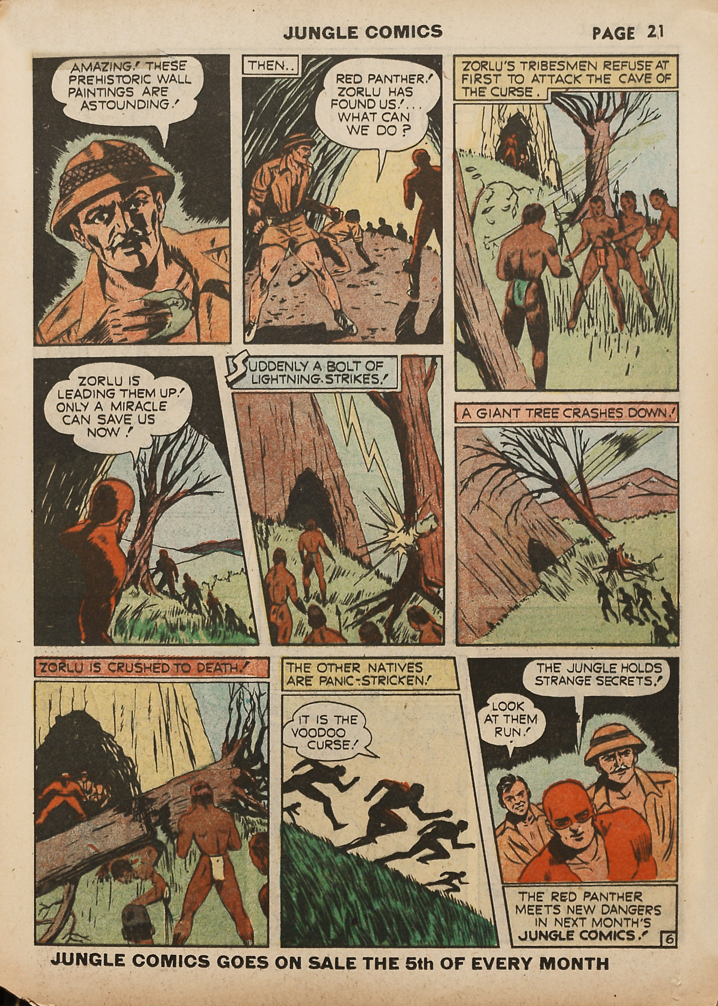 Read online Jungle Comics comic -  Issue #18 - 23