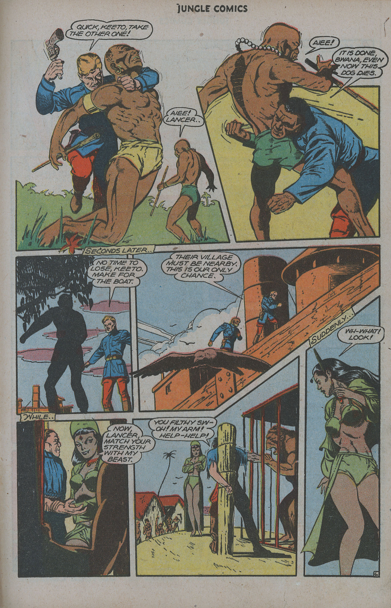 Read online Jungle Comics comic -  Issue #78 - 35