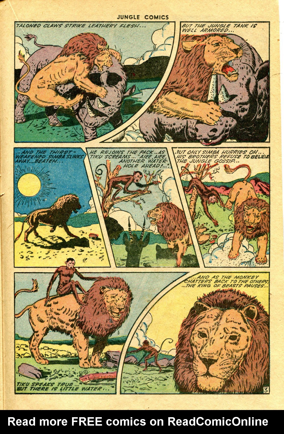 Read online Jungle Comics comic -  Issue #59 - 32