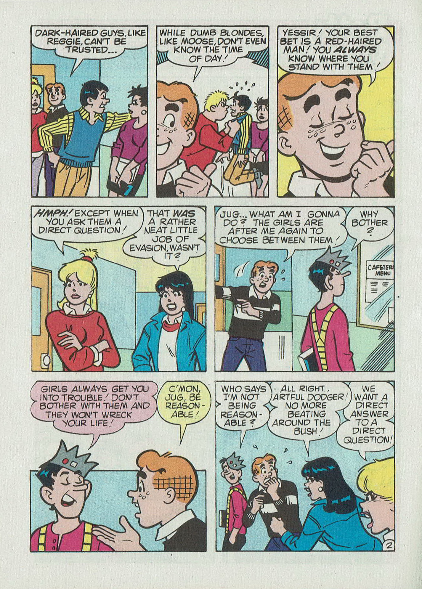 Read online Betty and Veronica Digest Magazine comic -  Issue #59 - 92