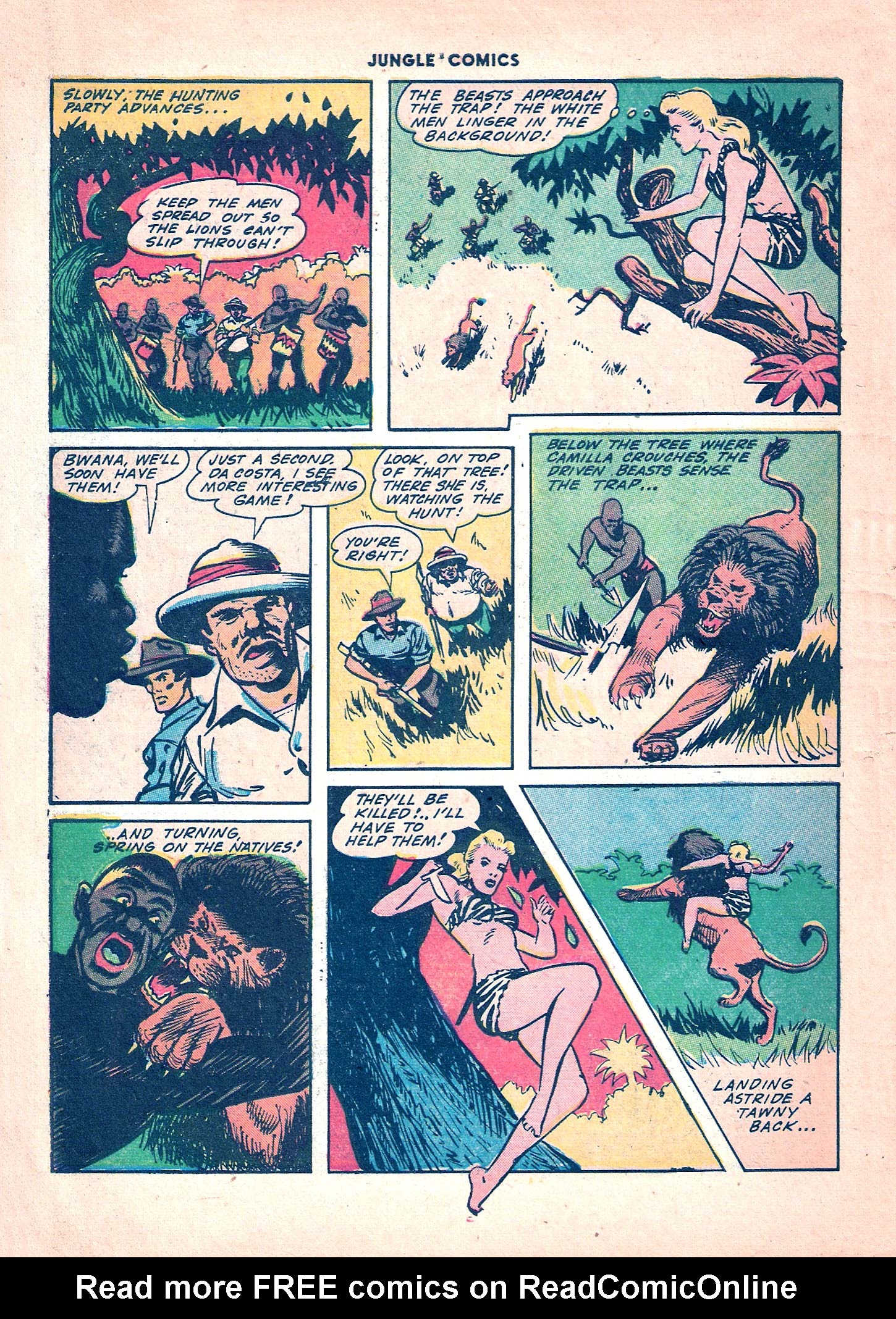 Read online Jungle Comics comic -  Issue #42 - 52
