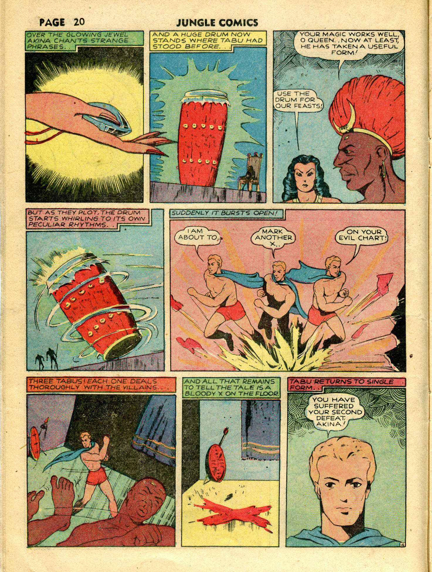 Read online Jungle Comics comic -  Issue #15 - 23