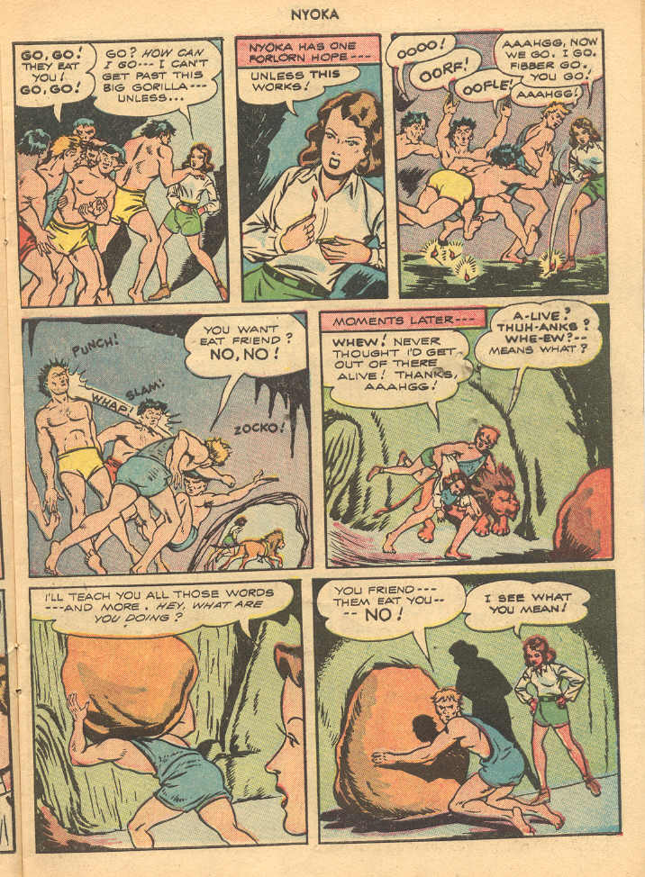 Read online Nyoka the Jungle Girl (1945) comic -  Issue #10 - 19