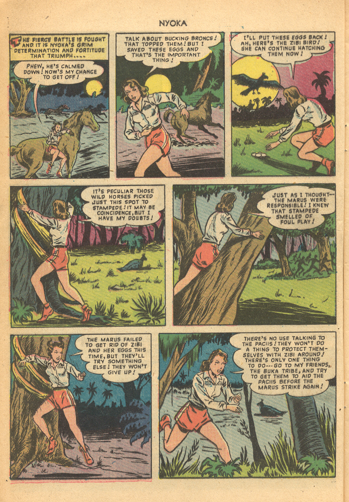 Read online Nyoka the Jungle Girl (1945) comic -  Issue #35 - 12