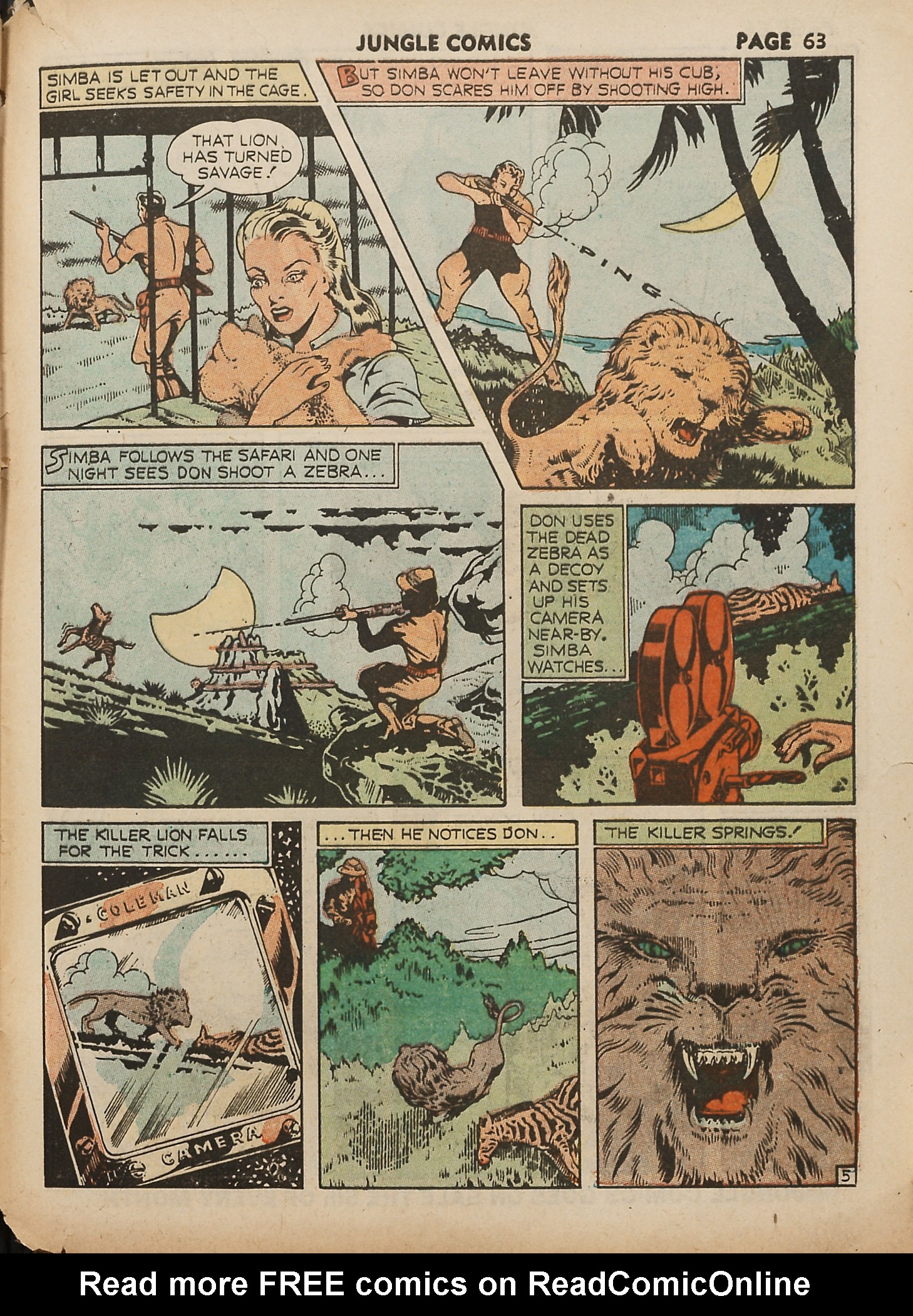 Read online Jungle Comics comic -  Issue #18 - 65