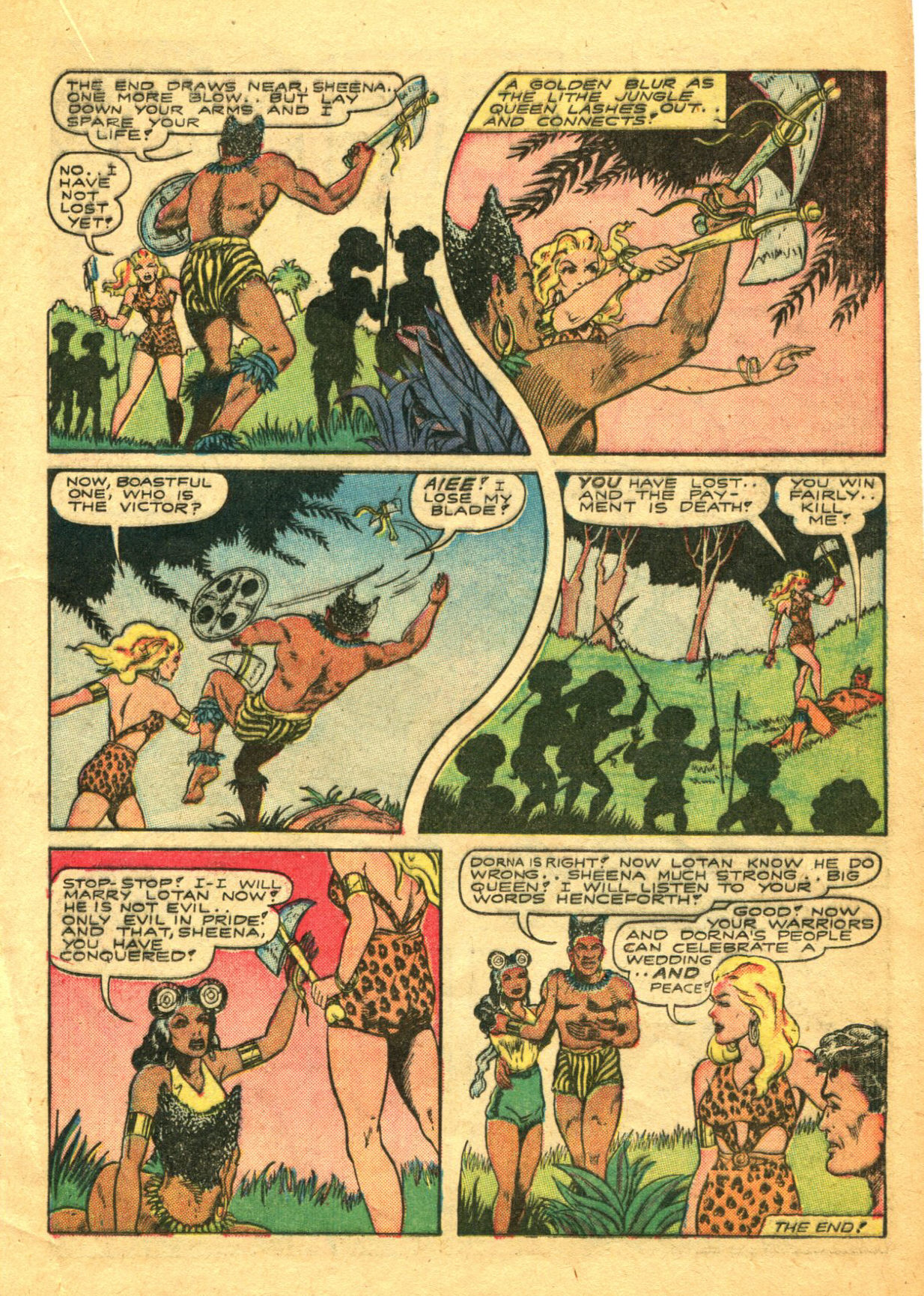 Read online Sheena, Queen of the Jungle (1942) comic -  Issue #5 - 25