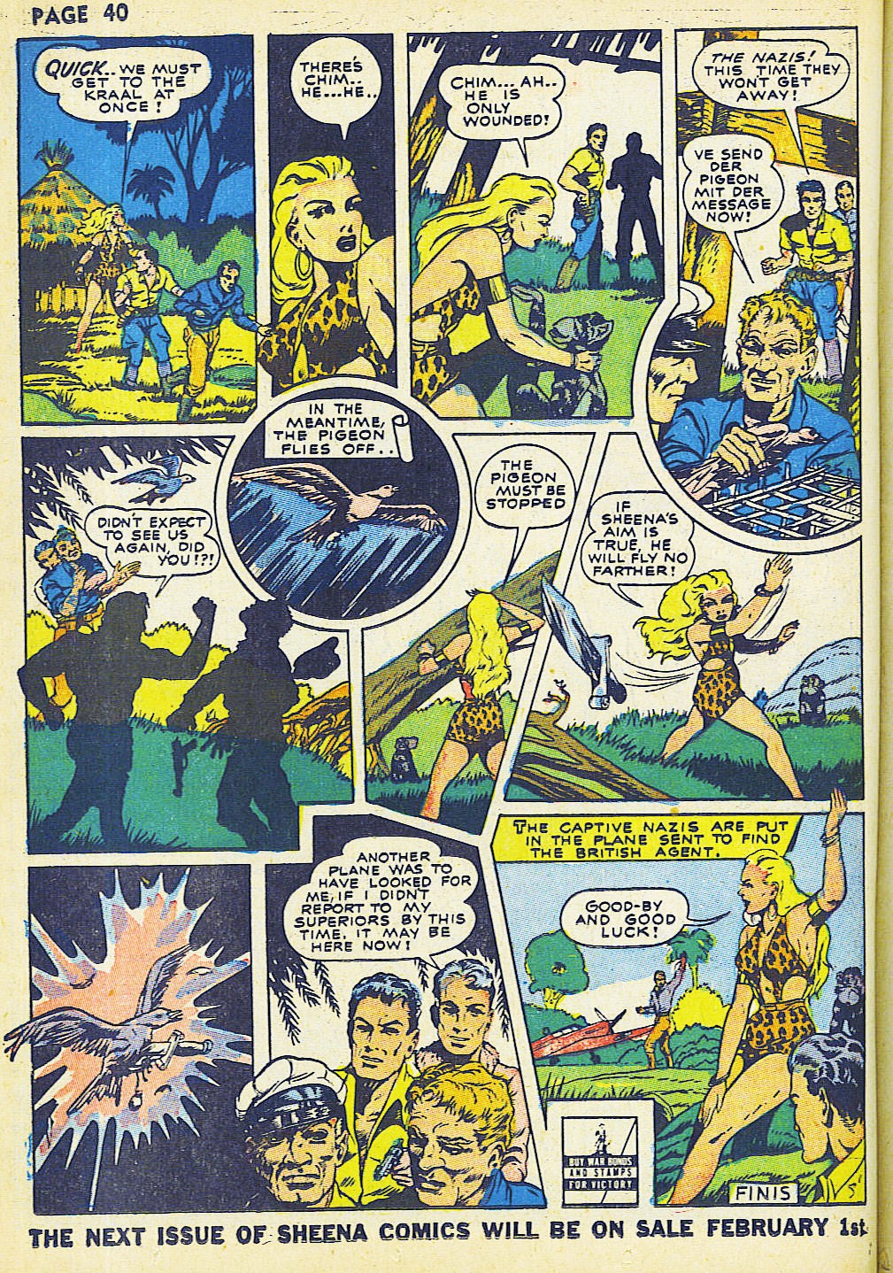 Read online Sheena, Queen of the Jungle (1942) comic -  Issue #2 - 42