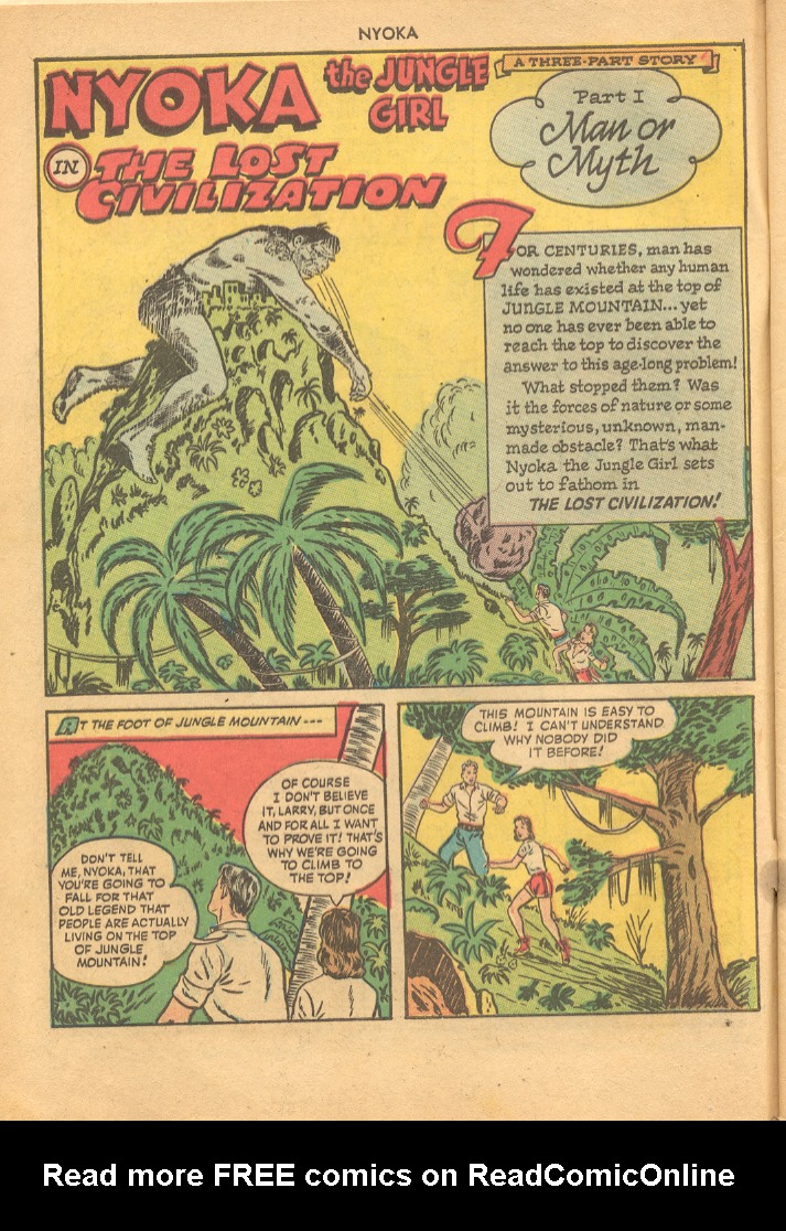 Read online Nyoka the Jungle Girl (1945) comic -  Issue #29 - 4