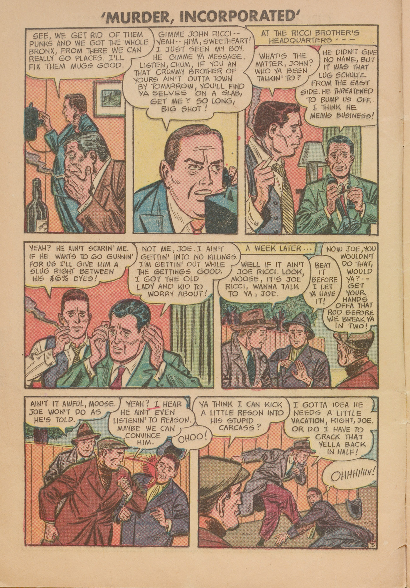 Read online Murder Incorporated (1948) comic -  Issue #3 - 4