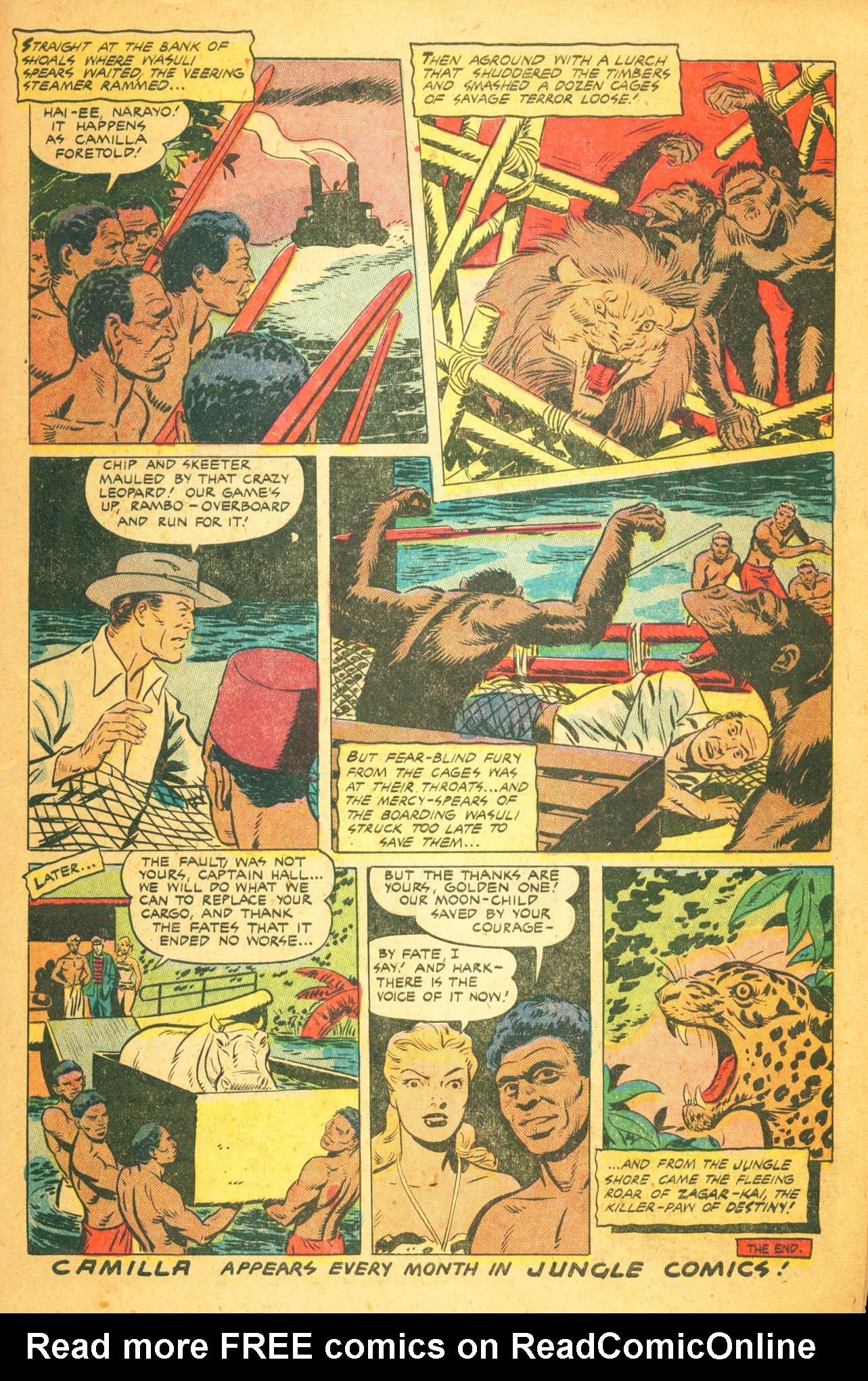 Read online Jungle Comics comic -  Issue #140 - 33