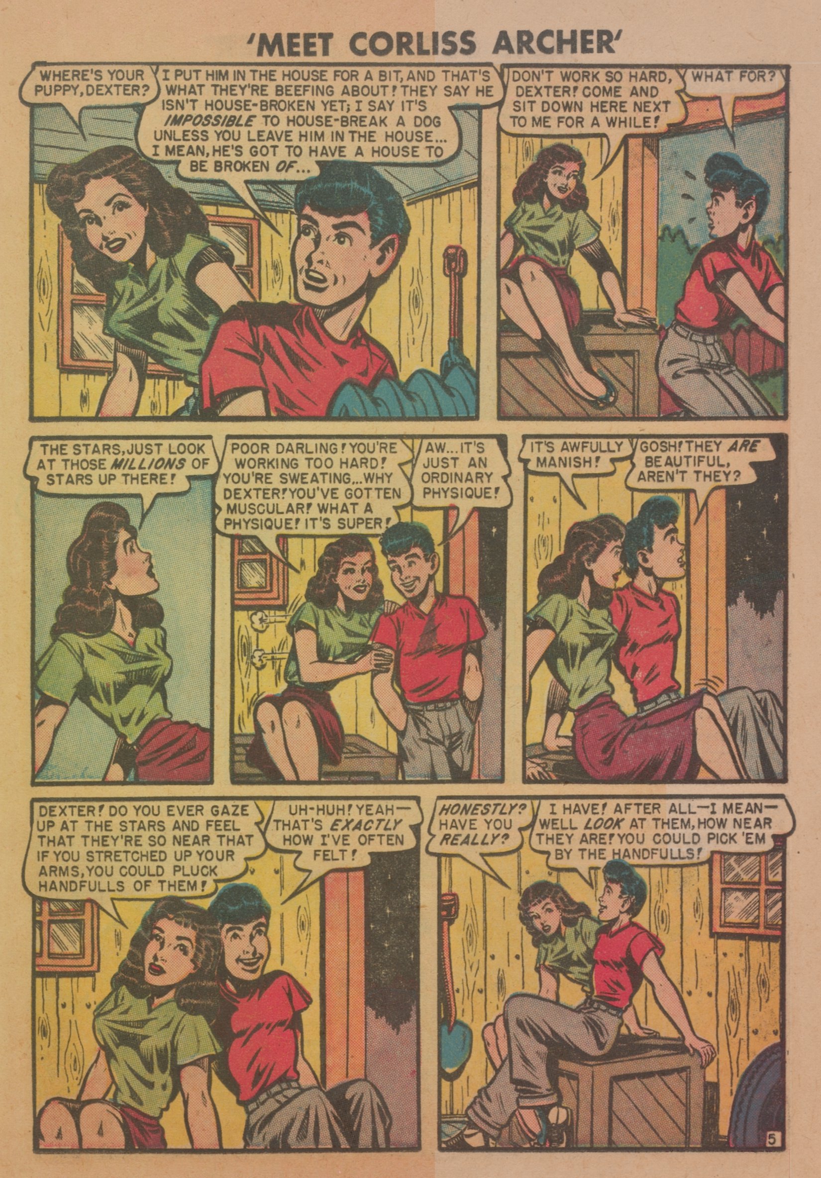 Read online Meet Corliss Archer comic -  Issue #1 - 17