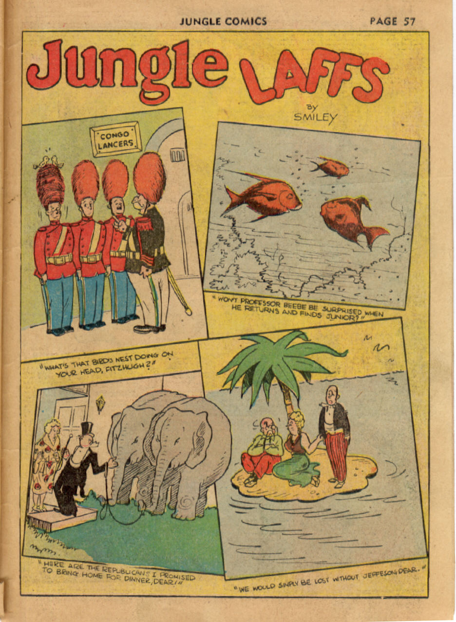 Read online Jungle Comics comic -  Issue #9 - 57