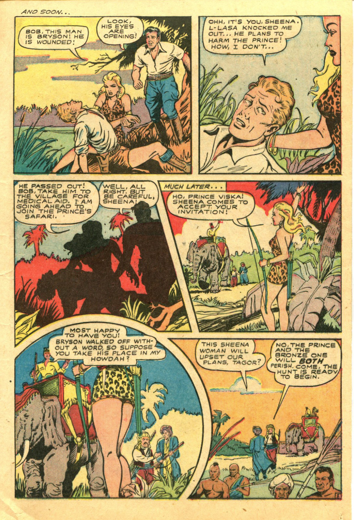 Read online Sheena, Queen of the Jungle (1942) comic -  Issue #6 - 21
