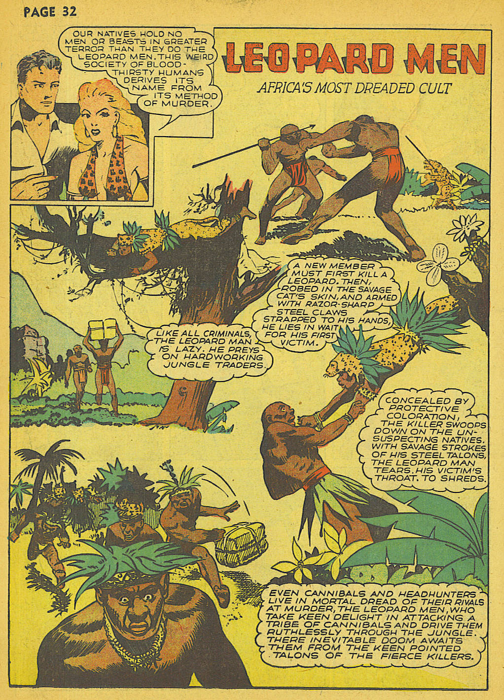 Read online Sheena, Queen of the Jungle (1942) comic -  Issue #1 - 32
