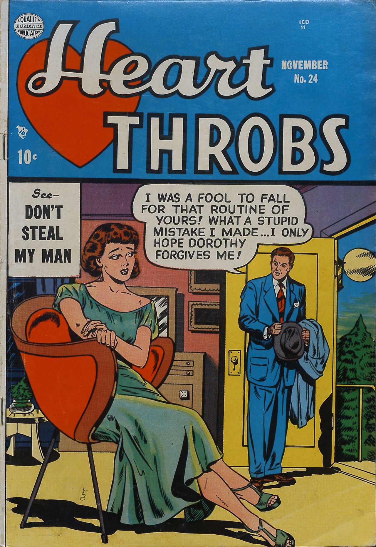 Read online Heart Throbs comic -  Issue #24 - 1