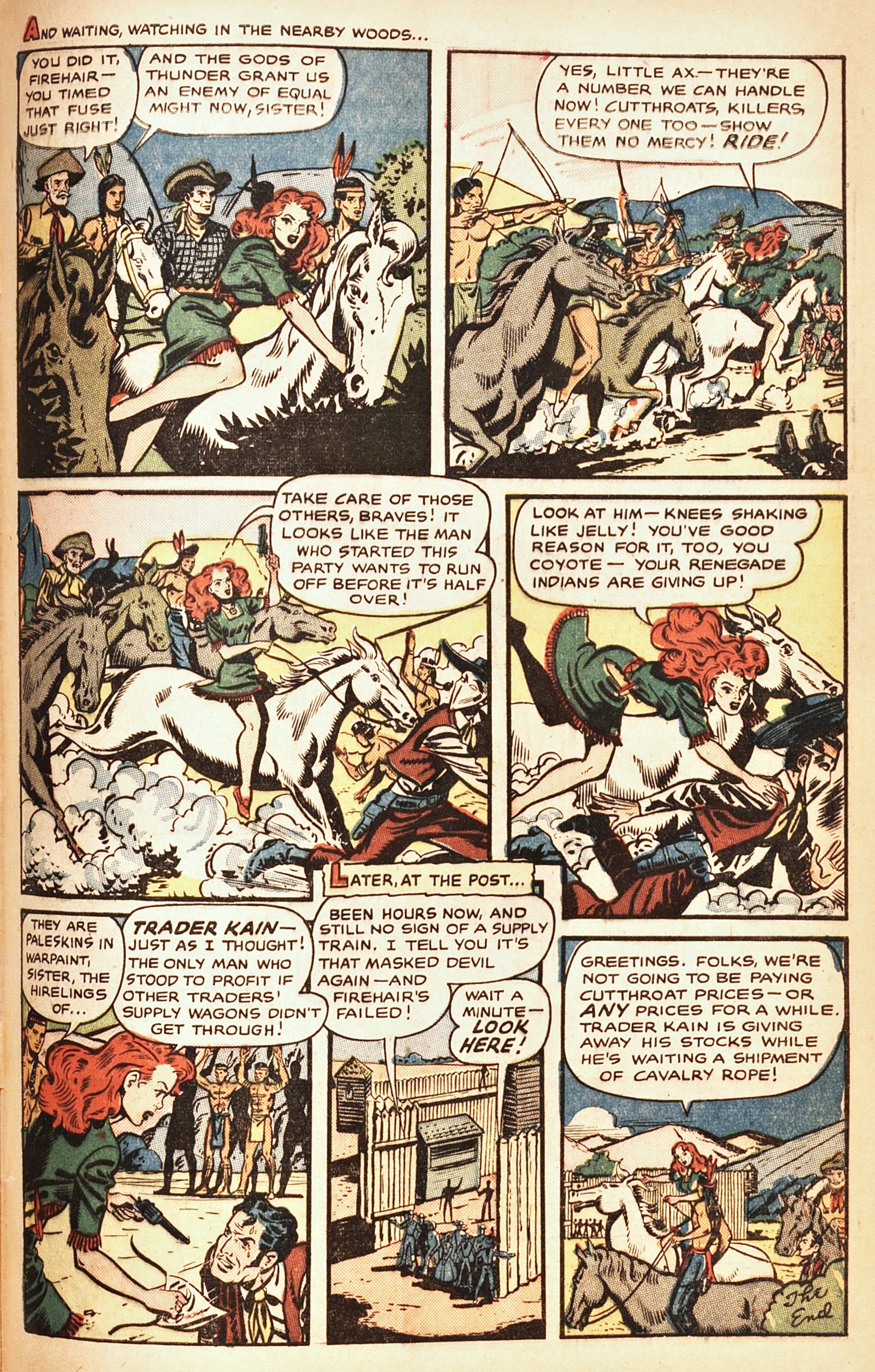 Read online Firehair (1951) comic -  Issue #7 - 33