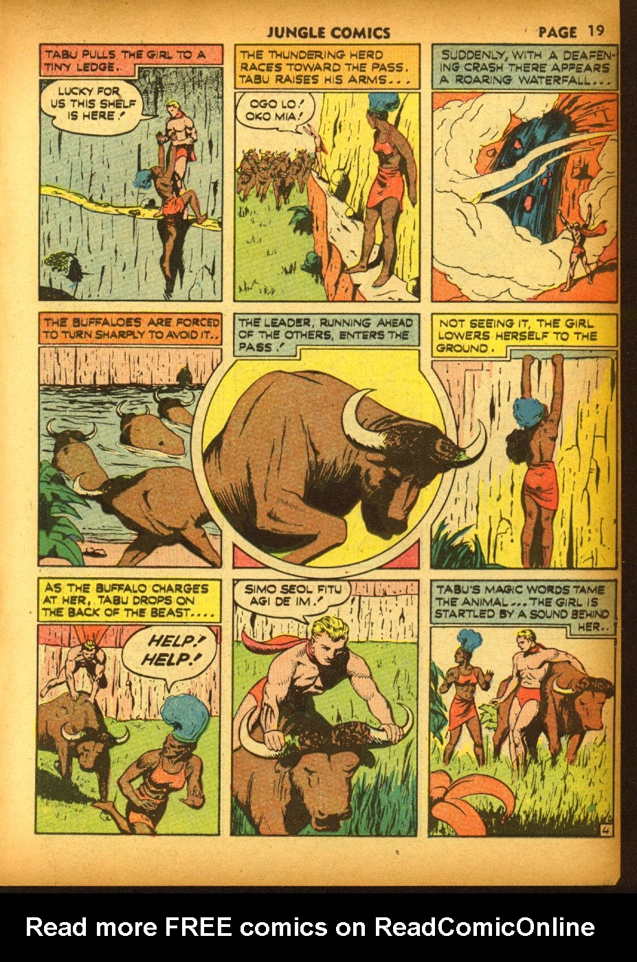 Read online Jungle Comics comic -  Issue #20 - 21