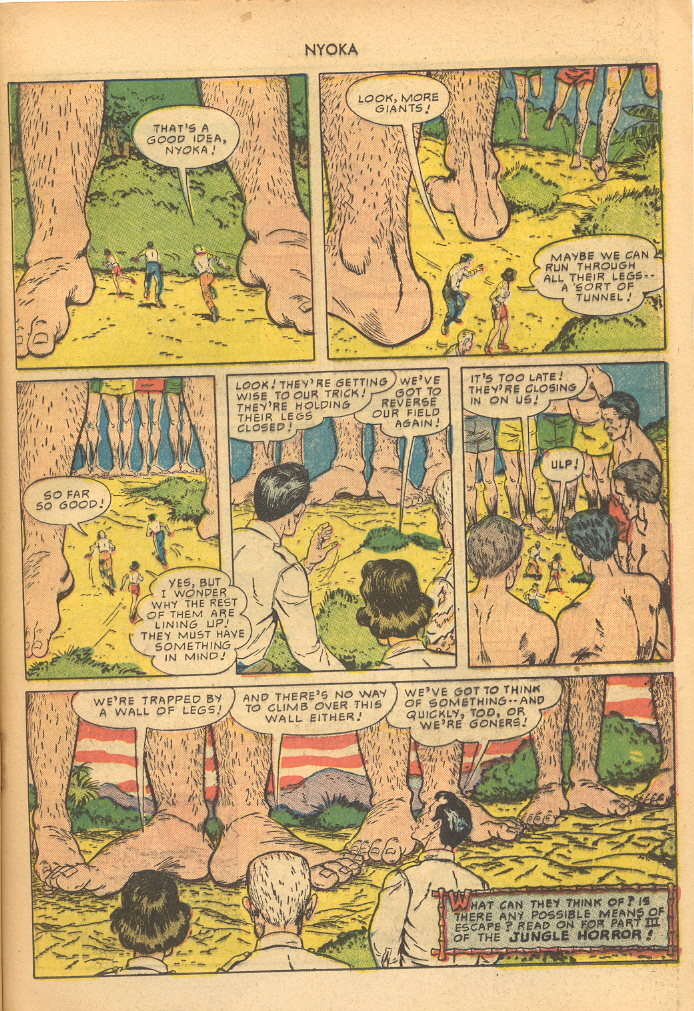 Read online Nyoka the Jungle Girl (1945) comic -  Issue #46 - 17