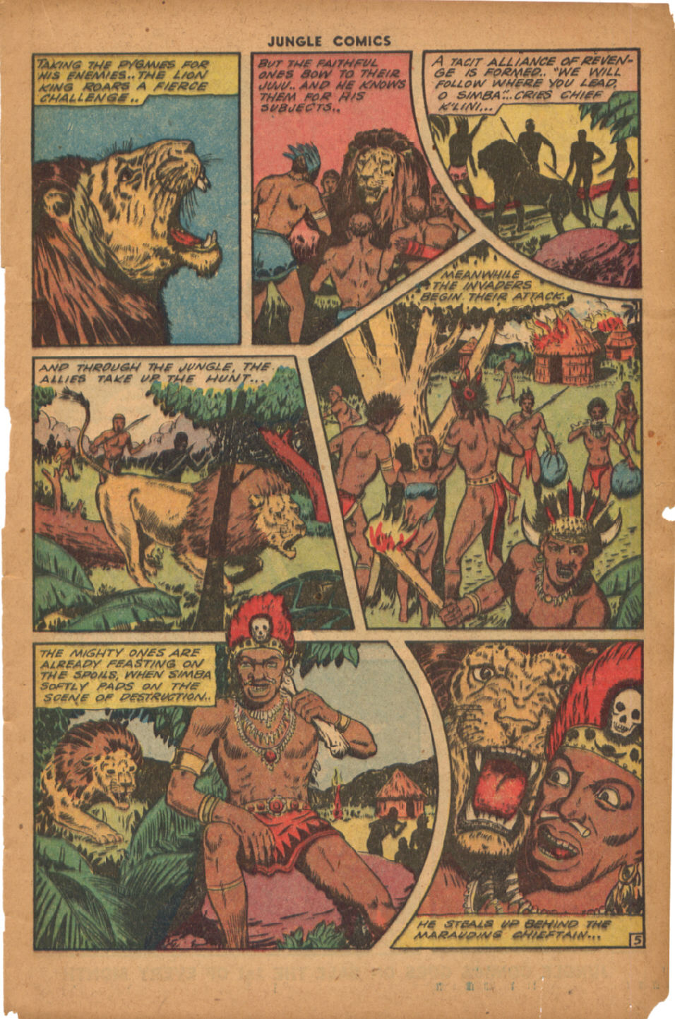 Read online Jungle Comics comic -  Issue #53 - 19