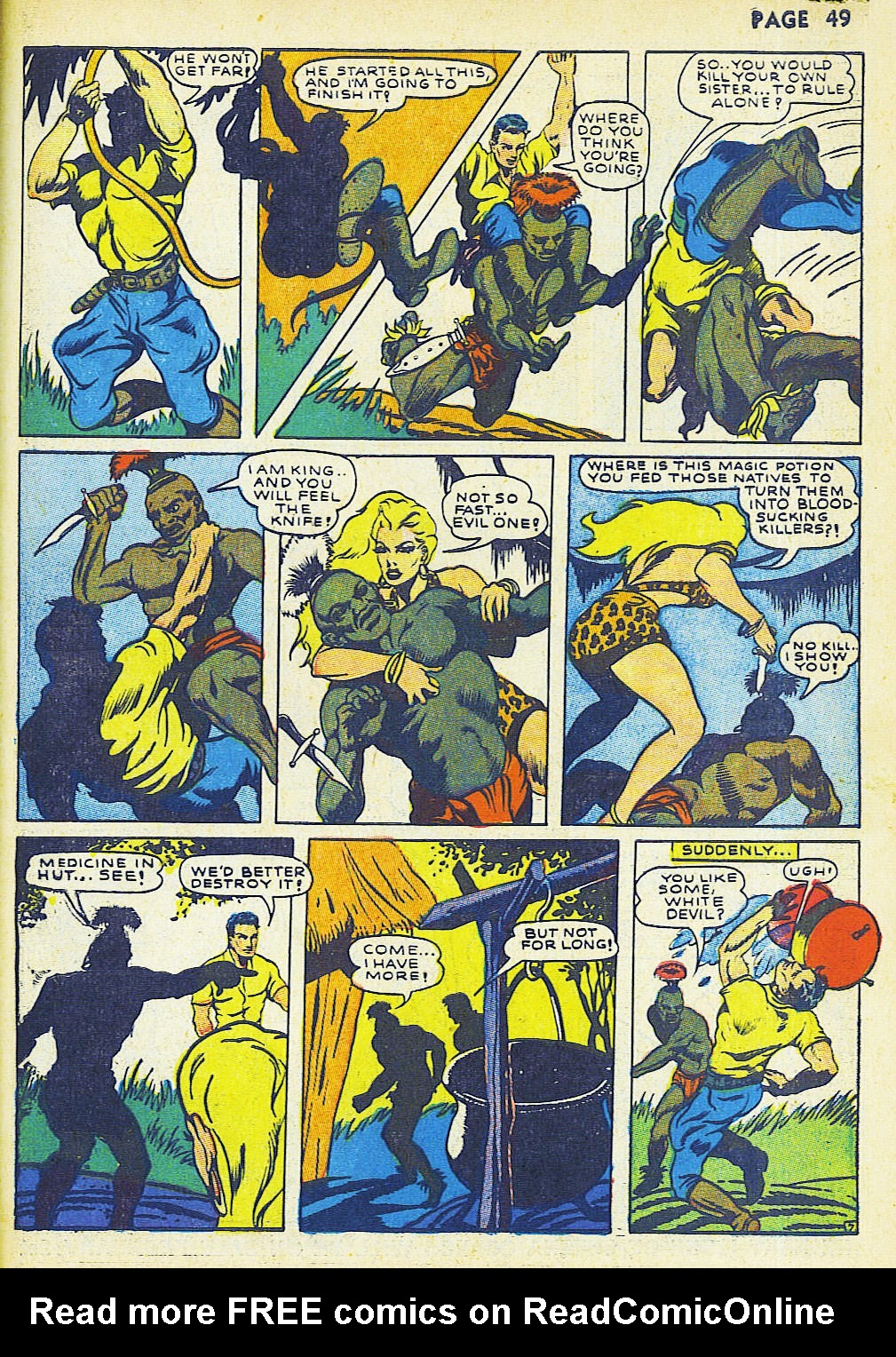 Read online Sheena, Queen of the Jungle (1942) comic -  Issue #2 - 51