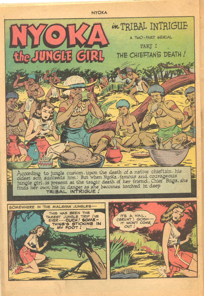 Read online Nyoka the Jungle Girl (1945) comic -  Issue #30 - 32