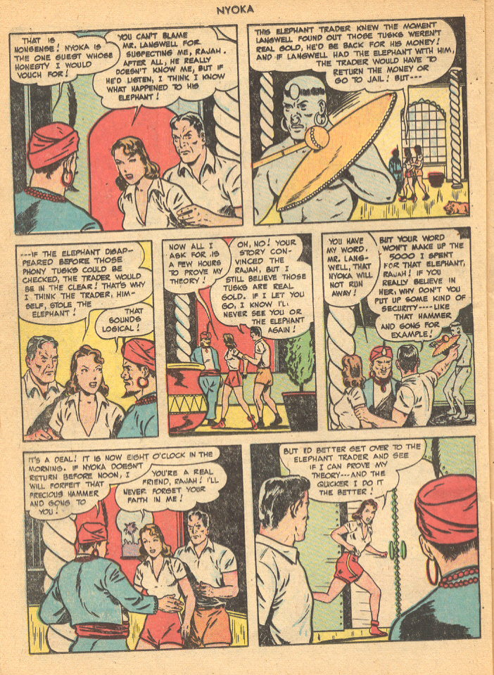 Read online Nyoka the Jungle Girl (1945) comic -  Issue #34 - 12