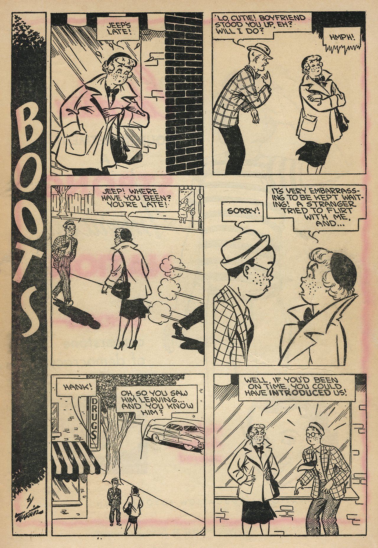 Read online Boots and Her Buddies (1955) comic -  Issue #2 - 35