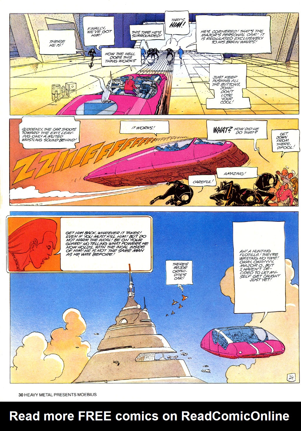 Read online Heavy Metal Presents Moebius comic -  Issue # Full - 31