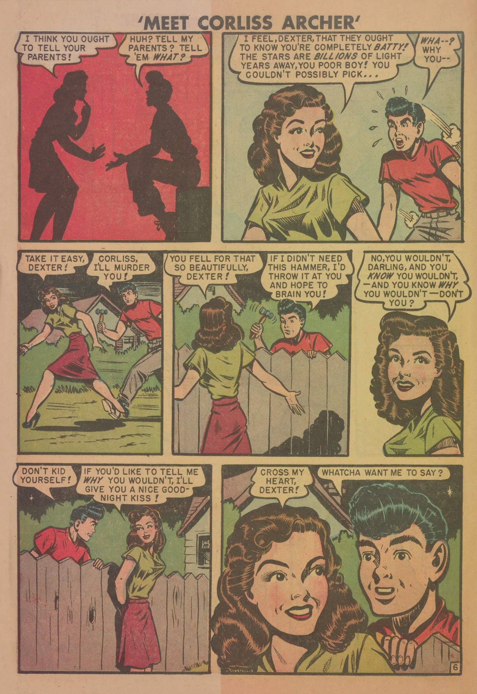 Read online Meet Corliss Archer comic -  Issue #1 - 18