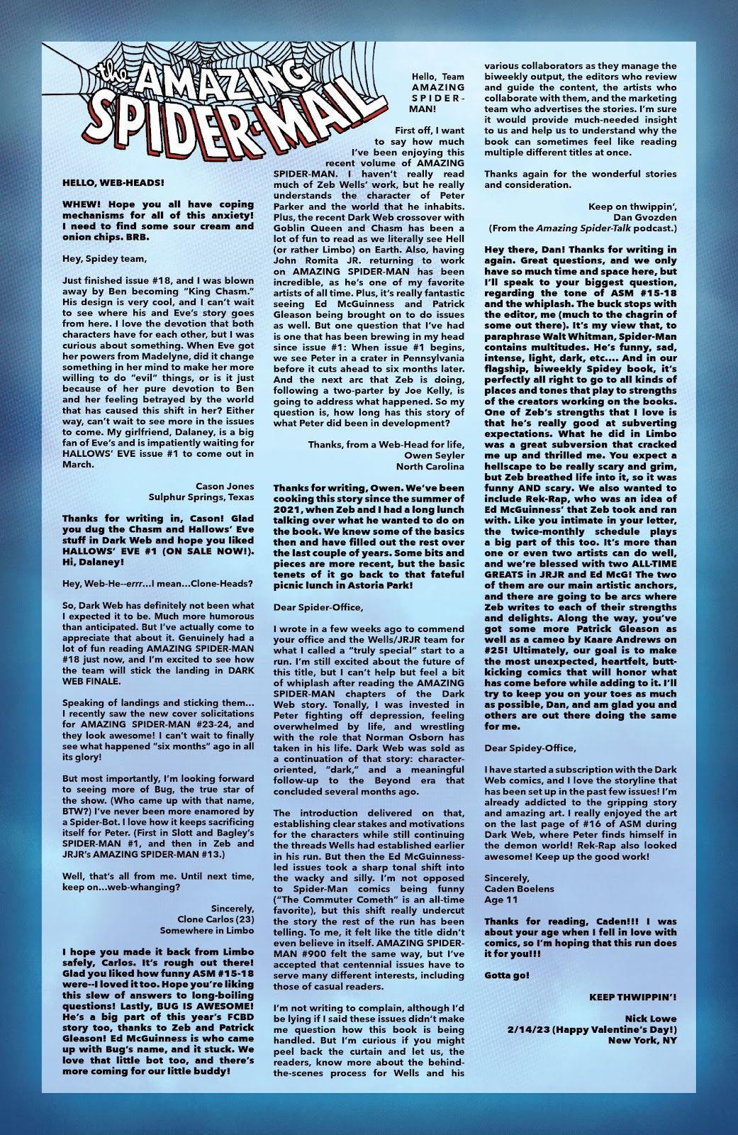 Amazing Spider-Man (2022) issue 23 - Page 22