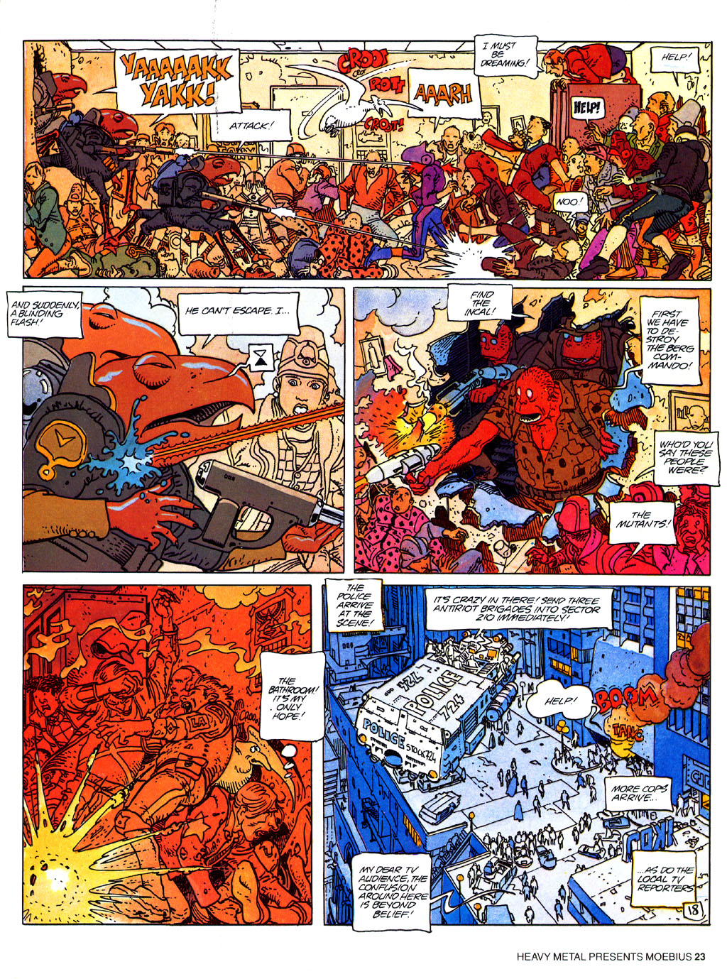 Read online Heavy Metal Presents Moebius comic -  Issue # Full - 24