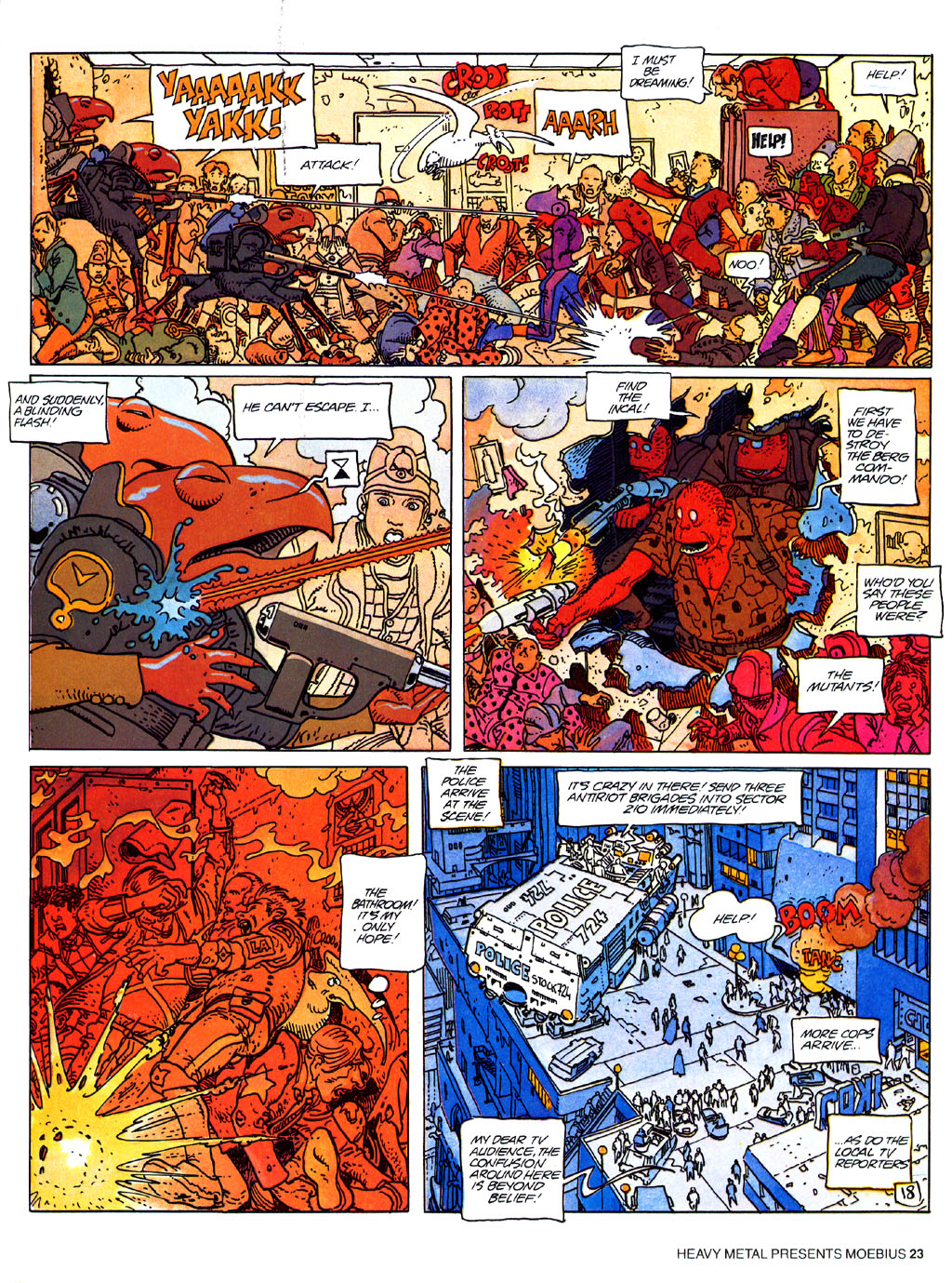 Read online Heavy Metal Presents Moebius comic -  Issue # Full - 24