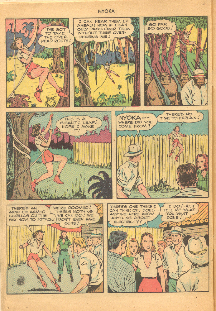 Read online Nyoka the Jungle Girl (1945) comic -  Issue #30 - 24